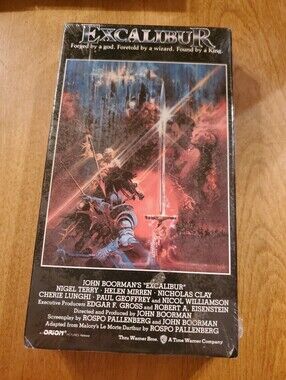NEW-EXCALIBUR-Warner Home Video-SEALED-Green Stripe-RARE-Watermark-CLEAN